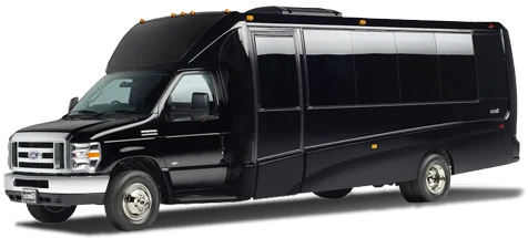 Black Executive Mini Bus available by request